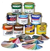 Berger Paints product range