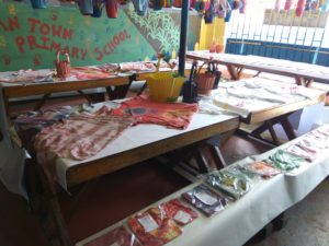 Outgoing Grade ersers of Allman Town Primary showcase what they have learnt creatively.